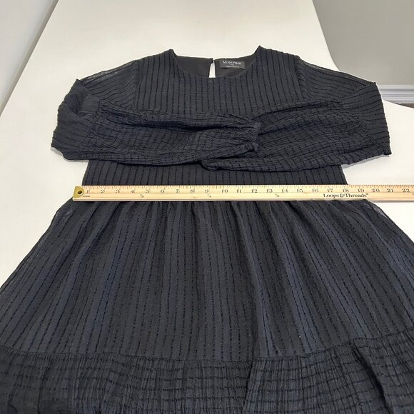 EUC MINKPINK Lylah Long Sleeve Dress in Black, Relaxed Fit, Size Large - Picture 14 of 16